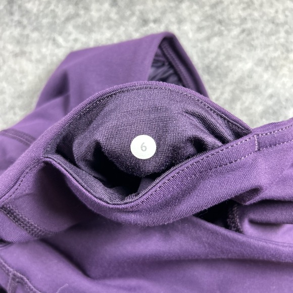 Lululemon Practice Daily Pant Women's 6 Deep Zinfandel Purple Full-On Luon - Picture 9 of 11